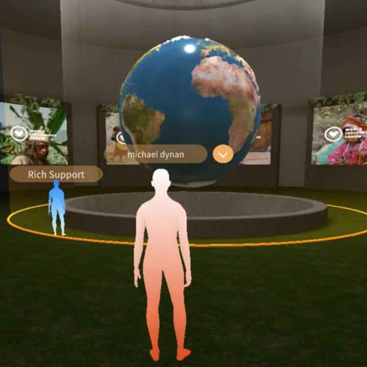 Meeting room on the Enso 3D virtual platform, launched by The Assembly Events.